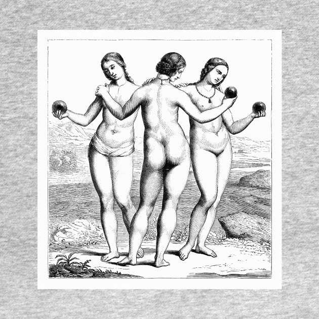 The Three Graces by WAITE-SMITH VINTAGE ART